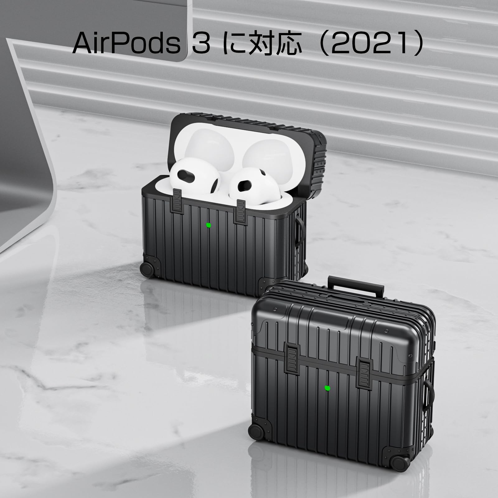 Amazon | V-MORO AirPods 3ケース 2021 AirPods 第3世代専用カバー